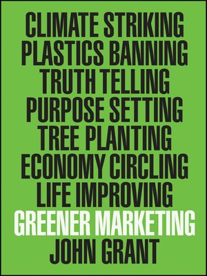 cover image of Greener Marketing